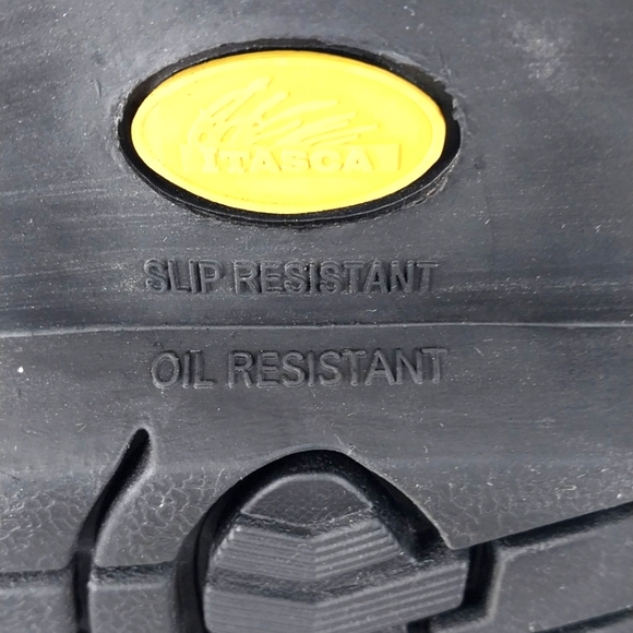 Leather Work Boots Padded Collar Goodyear Construction Brown by ITASCA - Picture 15 of 15